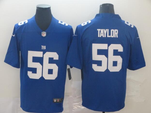 Nike Giants #56 Lawrence Taylor Royal Blue Team Color Men's Stitched  Vapor Limited Jersey