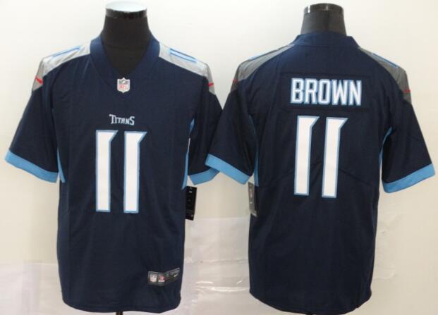 Nike Tennessee Titans Men 11# A.J. Brown Jersey-002