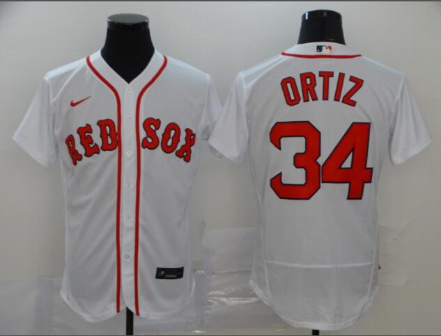 New Nike Red Sox #34 David Ortiz  Men Stitched  Baseball Jersey
