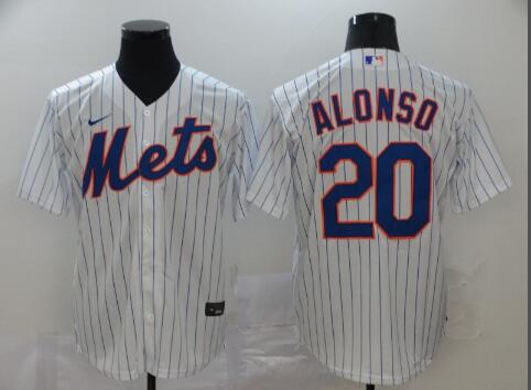 Men's New York Mets #20 Pete Alonso Stitched Jersey