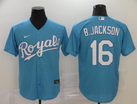 Men's Kansas City Royals #16 B.Jackson  Nike Jersey