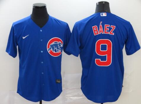 New Nike Men's Chicago Cubs 9 Javier Baez  Jersey