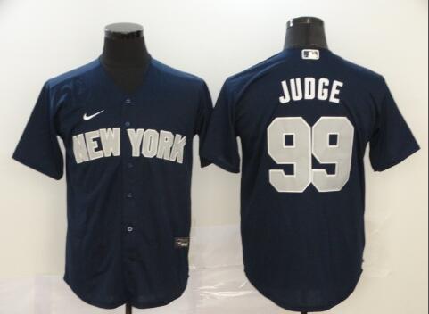 Men's New York Yankees #99 Aaron Judge Navy Blue Stitched MLB Cool Base Nike Jersey