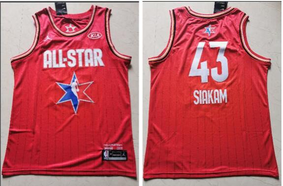 Men's Toronto Raptors #43 Pascal Siakam 2020 All-Star  Stitched NBA Jersey