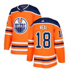 Adidas Edmonton Oilers #18 James Neal Orange Home Authentic Stitched NHL Jersey