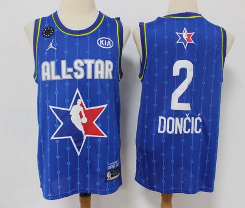 Men's Mavericks #2 Luka Doncic 2020 NBA All-Star Game Jersey