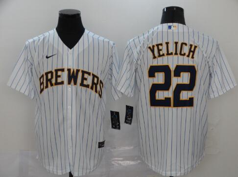 Men's Milwaukee Brewers #22 Christian Yelich  jersey