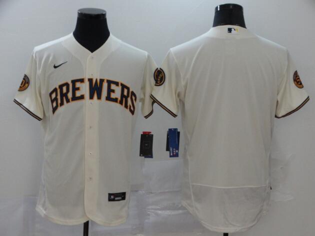 Milwaukee Brewers Men's Blank Stitched MLB Nike Jersey