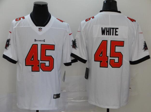 Men's Tampa Bay Buccaneers Devin White 45 Nike white Game Player Jersey