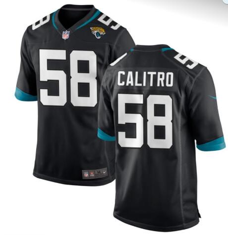 Austin Calitro Jacksonville Jaguars Men  Black Nike Jersey