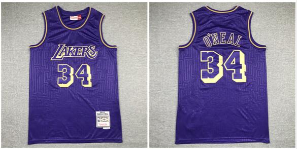 Los Angeles Lakers 34 Shaquille O'Neal Men Stitched Jersey Year of the Rat Limited Edition Los Angeles Lakers 34 Shaquille O'Neal Men Stitched Jersey Year of the Rat Limited Edition