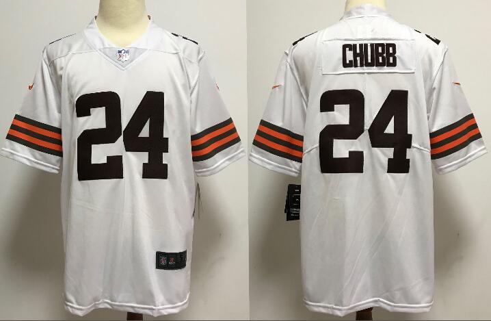 Men's Cleveland Browns Nick Chubb Nike Brown Vapor Limited Jersey