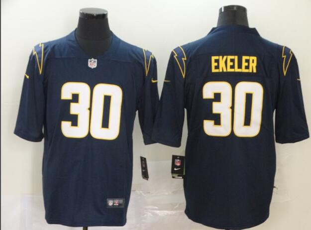 Men's Los Angeles Chargers Austin Ekeler Nike Navy stitched Jersey