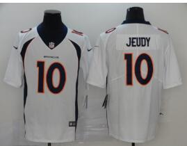 Men's Denver Broncos #10 Jerry Jeudy White 2020 Vapor Untouchable Stitched NFL Nike Limited Jersey