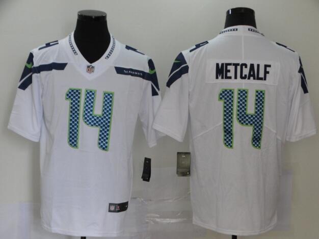 Men's Seattle Seahawks DK Metcalf Nike White Stitched  Jersey