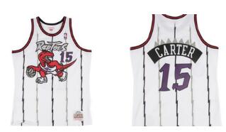 Mitchell & Ness Vince Carter Toronto Raptors Men Stitched Jersey