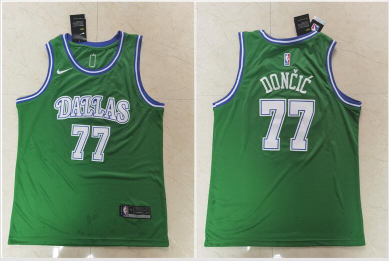 Men's Dallas Mavericks Luka Doncic Stitched Jersey