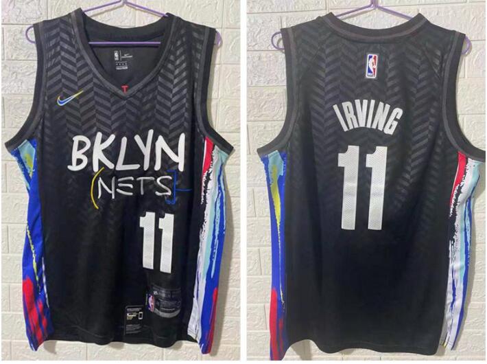 Men's Brooklyn Nets #11 Kyrie Irving City Edition Jersey
