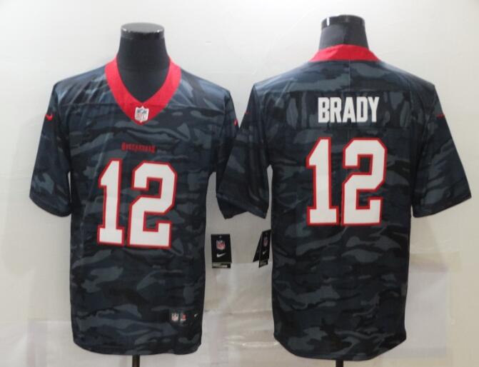 Men's Tampa Bay Buccaneers #12 Tom Brady   Camo 2020  Stitched NFL Nike Limited Jersey