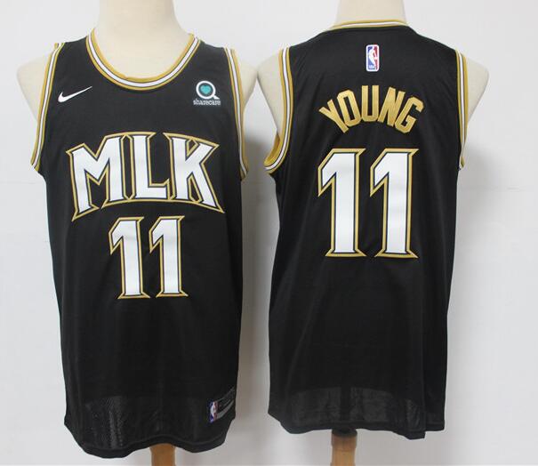 Hawks Trae Young Young Mlk City Honor Dr King Jersey  for Men