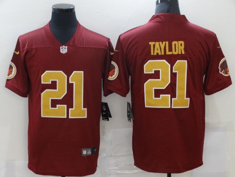 Men's Team Sean Taylor Red Stitched Jersey