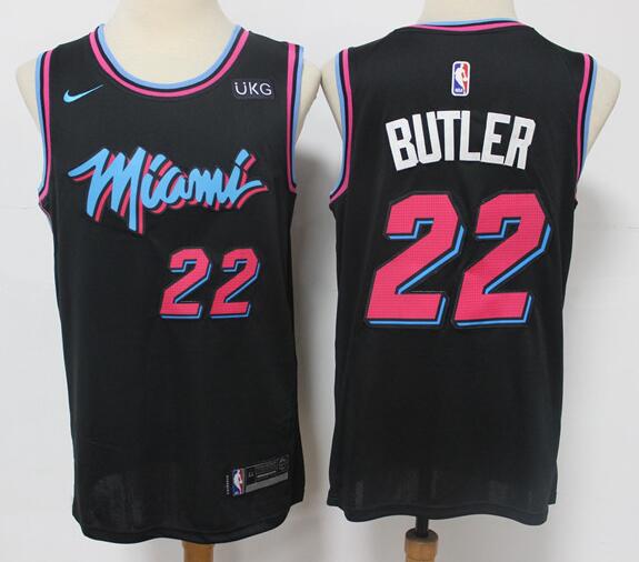 Men's Jimmy Butler Miami Heat Black  2020-21 stiched Jersey
