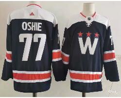 Men's Washington Capitals #77 T.J. Oshie NEW Navy Blue Adidas Stitched NHL Jersey
