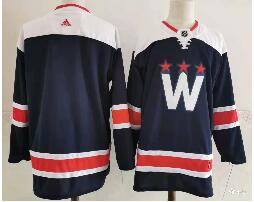 Men's Washington Capitals Blank NEW Navy Blue Adidas Stitched NHL Jersey