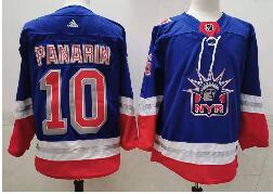 Men's New York Rangers #10 Artemi Panarin Light Blue 2021 Retro Stitched NHL Jersey