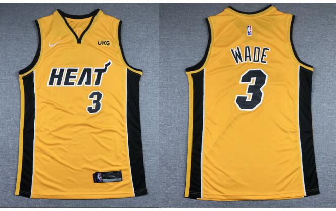 Men's Miami Heat Dwyane Wade 3 stitched 