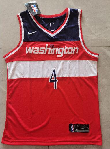 Men's Washington Wizards #4 Russell Westbrook NEW  Stitched NBA  Jersey