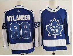 Men's Toronto Maple Leafs #88 William Nylander Royal Blue 2021 Retro Stitched NHL Jersey