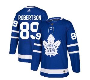 Men's Toronto Maple Leafs #89 Nicholas Robertson Royal Blue Adidas Stitched NHL Jersey