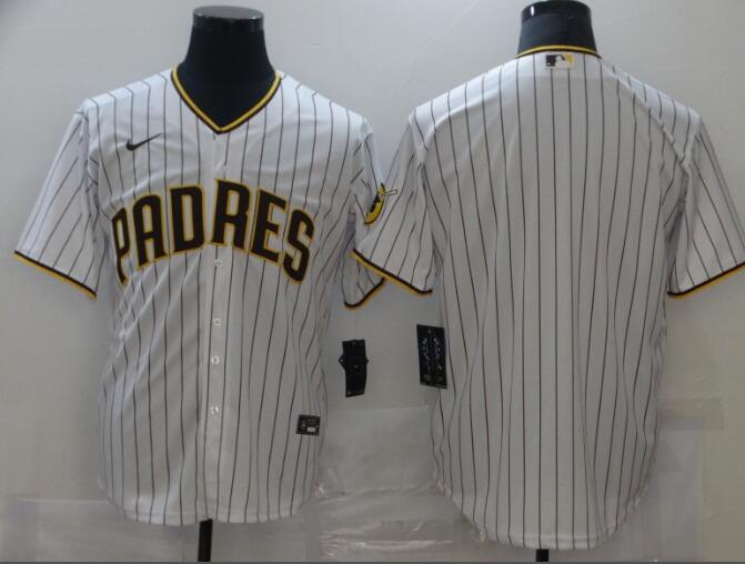 Men's San Diego Padres Blank White Stitched MLB   Nike Jersey