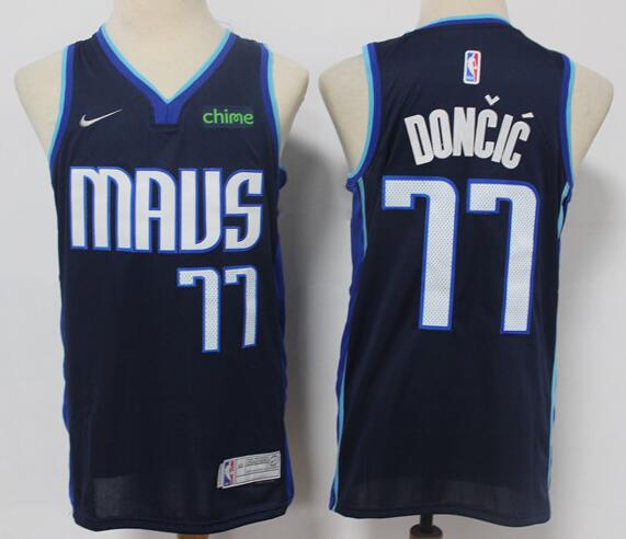 Men's Dallas Mavericks Luka Doncic Stitched Jersey