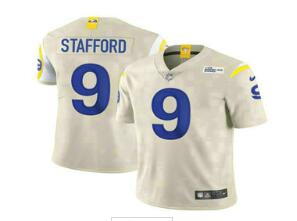 Men's Los Angeles Rams #9 Matthew Stafford Cream 2021 NEW Vapor Untouchable Stitched NFL Nike Limited Jersey