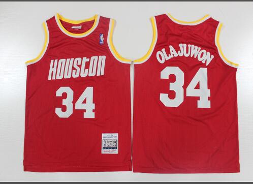 34 Hakeem Olajuwon men nba basketball jersey