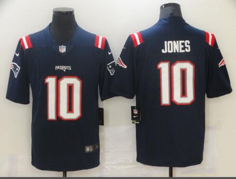 Men New England Patriots #10 Mac Jones Navy 2021 Draft Jersey