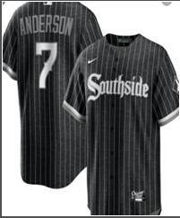 Men's Chicago White Sox Tim Anderson Stitched Jersey