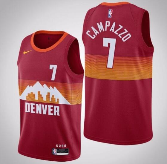 Nuggets Facundo Campazzo Red City Jersey
