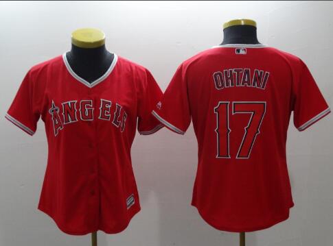 Shohei Ohtani Los Angeles Angels Women's  Jersey - Red