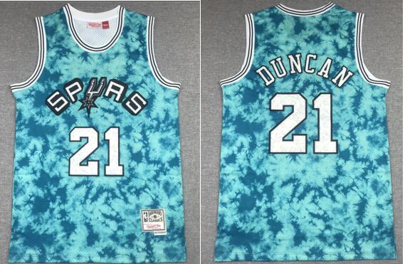 Men San Antonio Spurs 21# Duncan Jersey