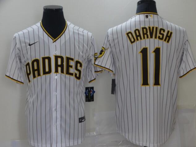 Men's San Diego Padres Yu Darvish White Stitched Jersey