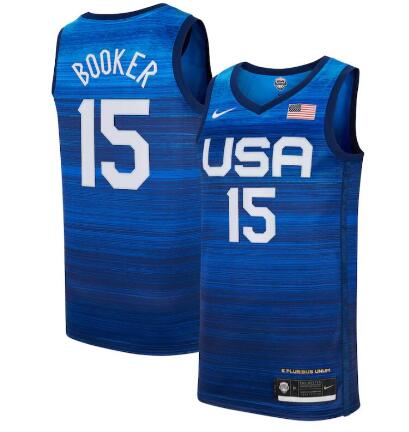 Devin Booker USA Basketball Nike Player Jersey - Navy