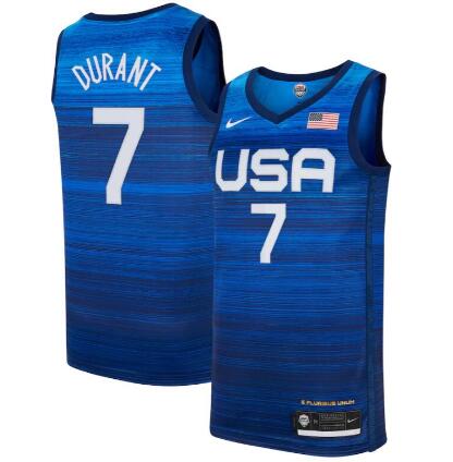 Kevin Durant USA Basketball Nike Player Jersey - Navy