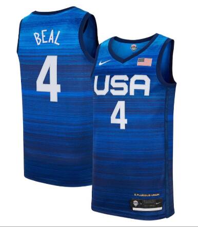 Men's USA Basketball Bradley Beal Nike Navy Player Jersey