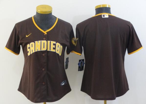 Men's San Diego Padres  brown Stitched Jersey