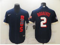 Men Boston Red Sox 2 Bogaerts Blue 2021 All Star Game Nike MLB Jersey