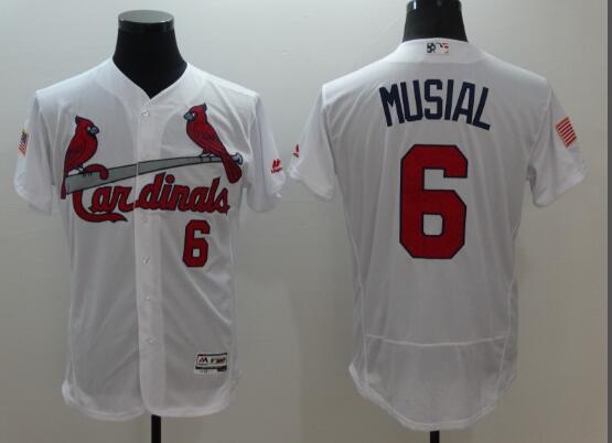 Men St.Louis Cardinals 6 Musial White Elite Independent Edition 2021 MLB Jerseys