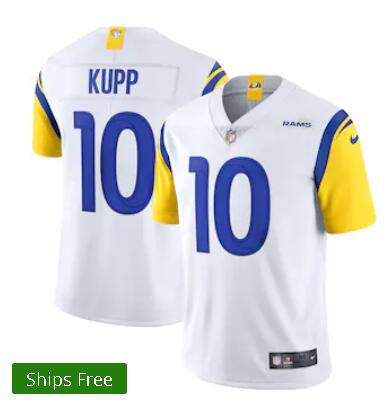 Men's Los Angeles Rams Cooper Kupp Nike White  Alternate Vapor Limited Jersey